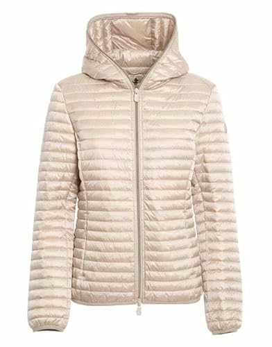 Save The Duck Alexa Hooded Jacket D33620W Iris18 Damen Kapuzen Jacke (Shore Beige (40034), L(3)) von Save The Duck