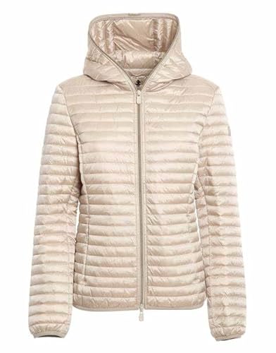 Save The Duck Alexa Hooded Jacket D33620W Iris18 Damen Kapuzen Jacke (Shore Beige (40034), XXL(5)) von Save The Duck