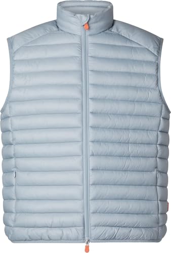 Save The Duck Bodywarmer Adamus Hellblau - Grösse XL - Herren - Bekleidung - Regular-fit - Polyester - Perfekt für Herbst und Winter von Save The Duck