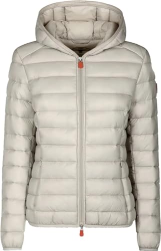 Save The Duck Daisy Hooded Jacket D33620W Damen Kapuzen Jacke (Rain Grey (10032), XL (4)) von Save The Duck