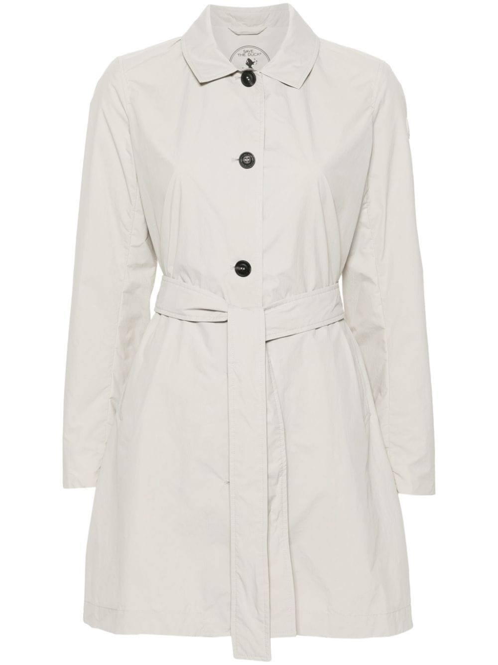 Save The Duck Leichter Hattie Trenchcoat - Grau von Save The Duck