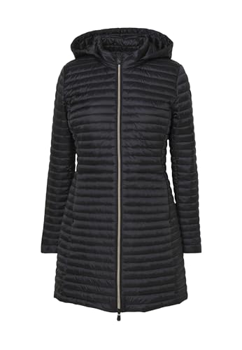 Save The Duck Megs Hooded Coat D41629W Iris 18 Damen Kapuzen Mantel in schwarz (L(3)) von Save The Duck