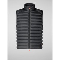 Save The Duck Ultraleichte Steppweste Adam mit Plumtech-Ausstattung® in 3XL von Save The Duck