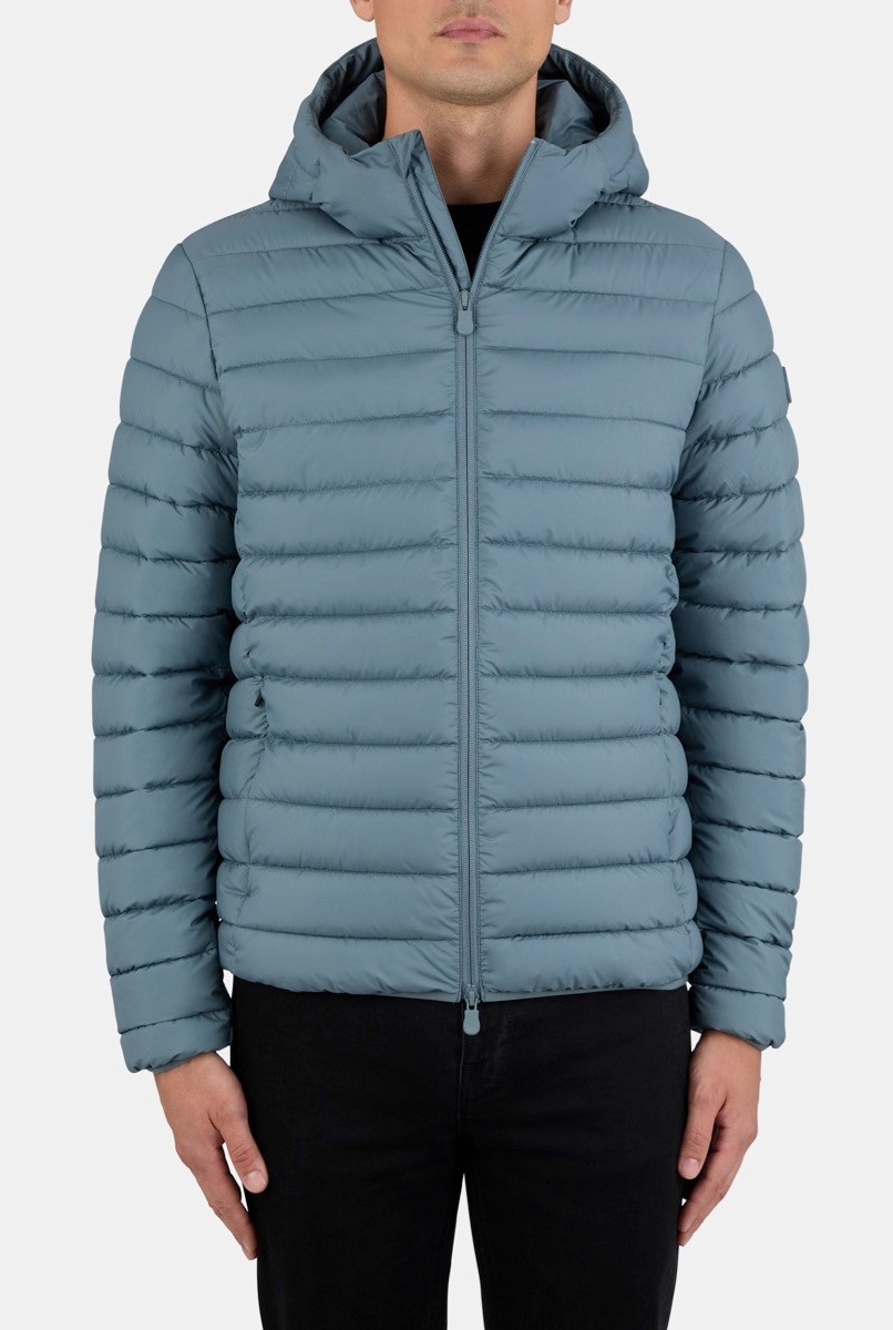 LUCAS | SAVE THE DUCK | vegane Daunenjacke | Ash Blue - h... L von Save the Duck