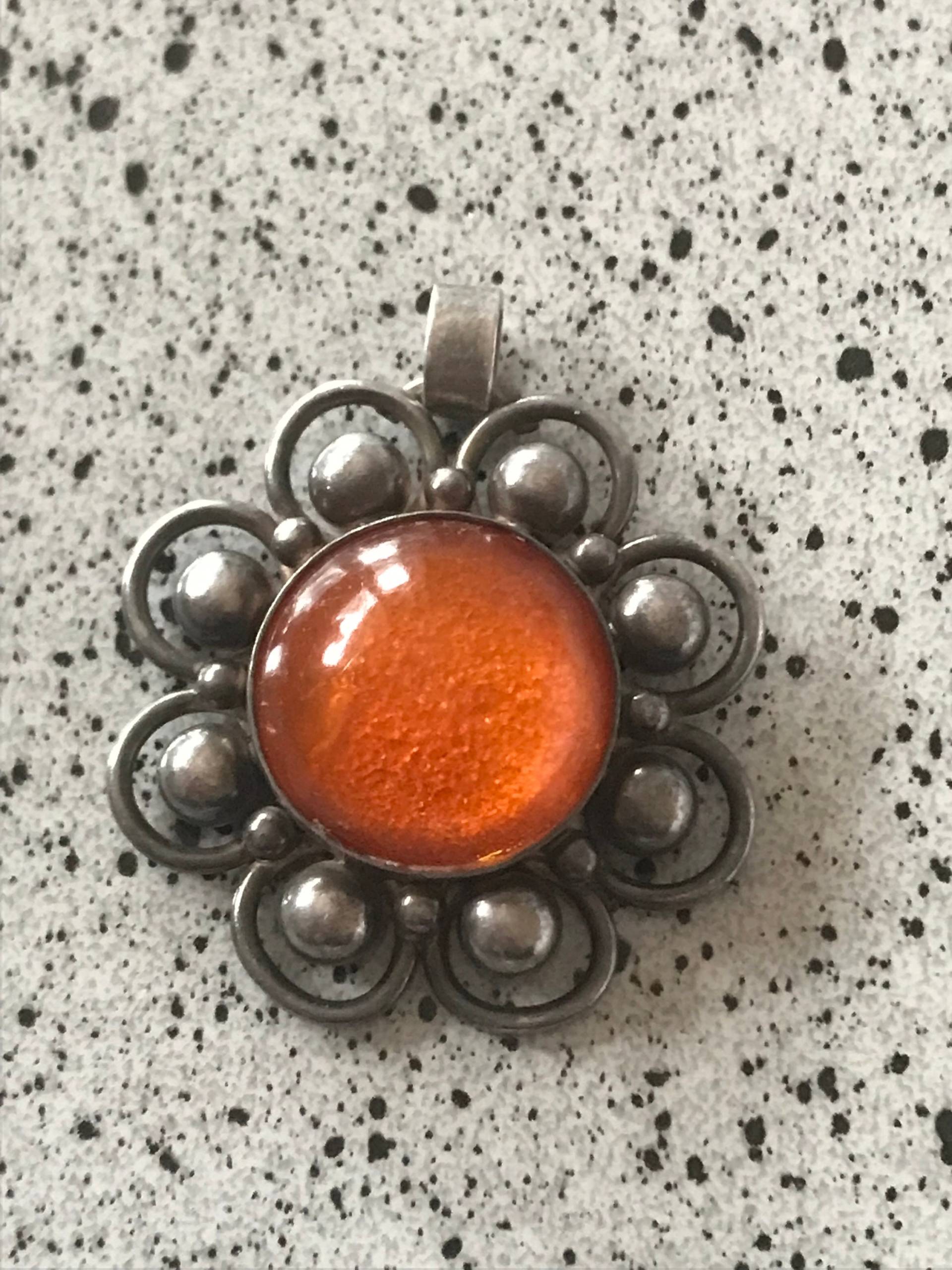 Anhänger Bernstein 935 Silber Vintage Alt Anhänger Bernstein 935 Silber Vintage Alt von SaveTheJewelry
