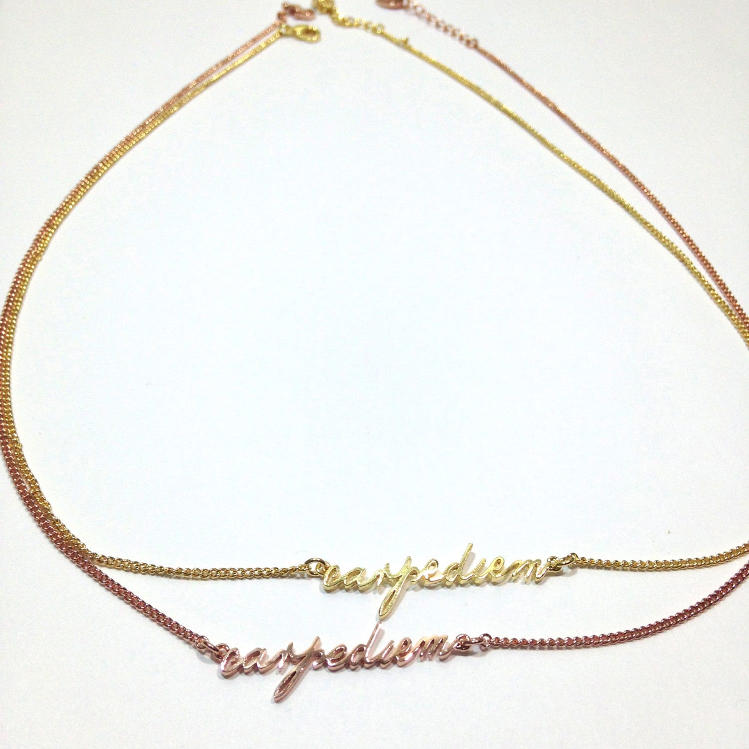 Carpe Diem Halskette Motivierende Schmuck Geschenke Für Mädchen von SavingDaisiesShop