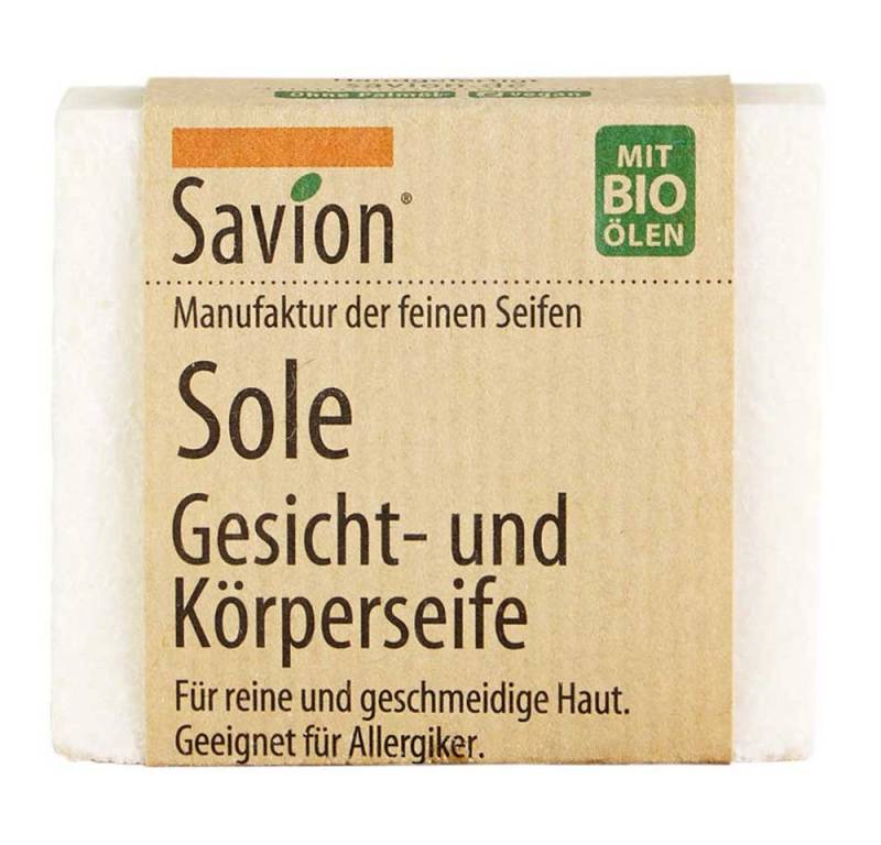 Savion Handseife Gesicht- und Körperseife - Sole 85g von Savion