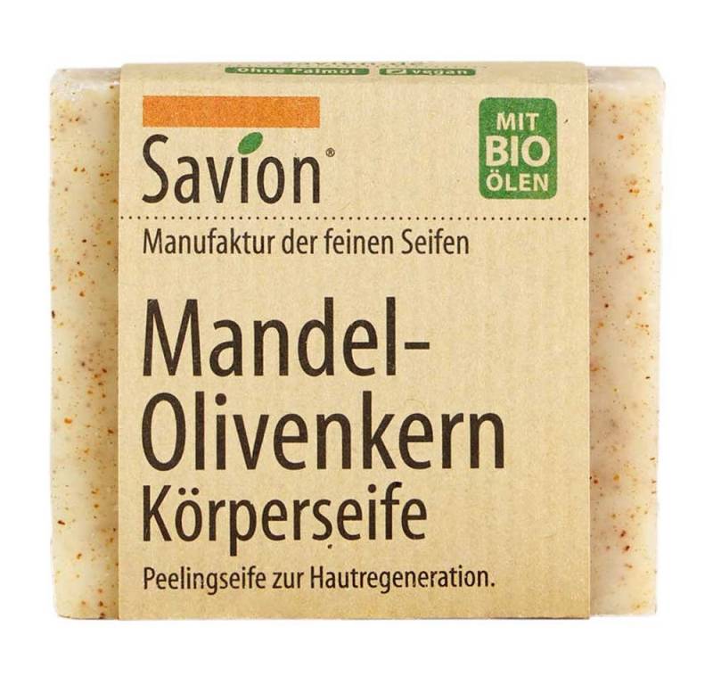 Savion Handseife Körperseife - Mandel-Olivenkern 80g von Savion