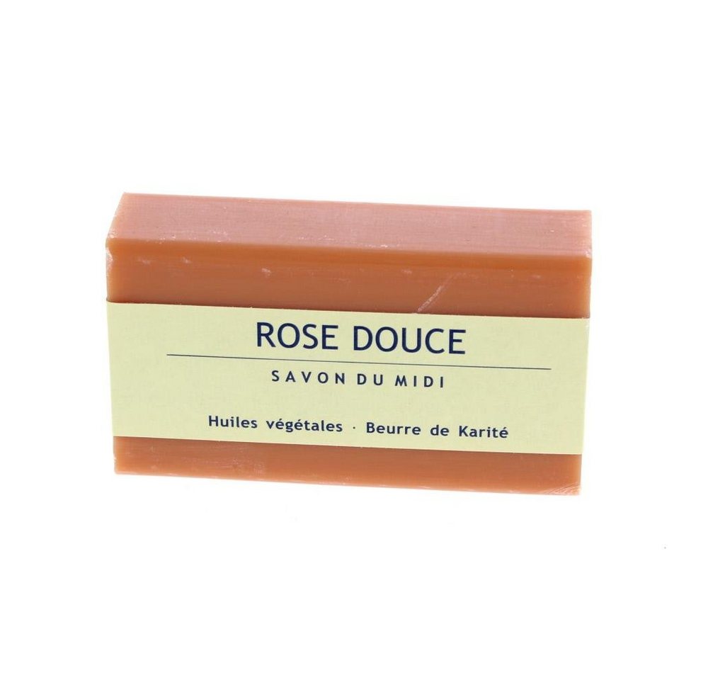 Savon du Midi Feste Duschseife Rose Douce Karité-Seife, 100 g von Savon du Midi