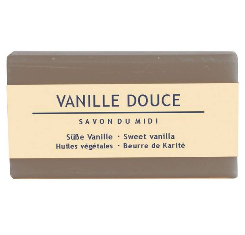 Savon du Midi Feste Duschseife Süße Vanille Karité-Seife, 100 g von Savon du Midi