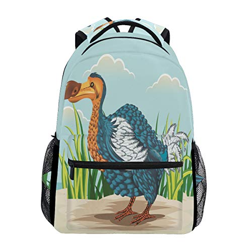 Dodo Wild Duak Schulter Rucksack Bookbag für Teen Jungen Mädchen Kinderrucksack Laptop Büchertasche Rucksäcke von Sawhonn