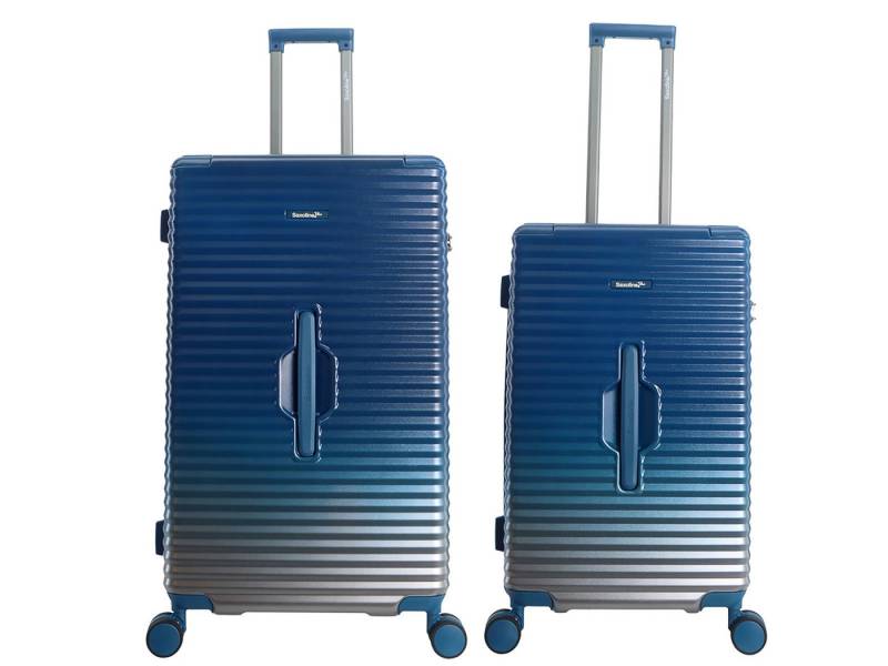Saxoline® blue Kofferset Elite Spinner Gr. M/L, 4 Rollen, (2 tlg), TSA-Zahlenschloss von Saxoline® blue