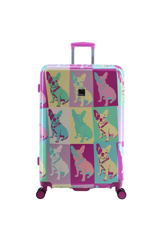 Saxoline® Koffer Bulldog Emotion, aus ABS- und PC-Materialien von Saxoline®