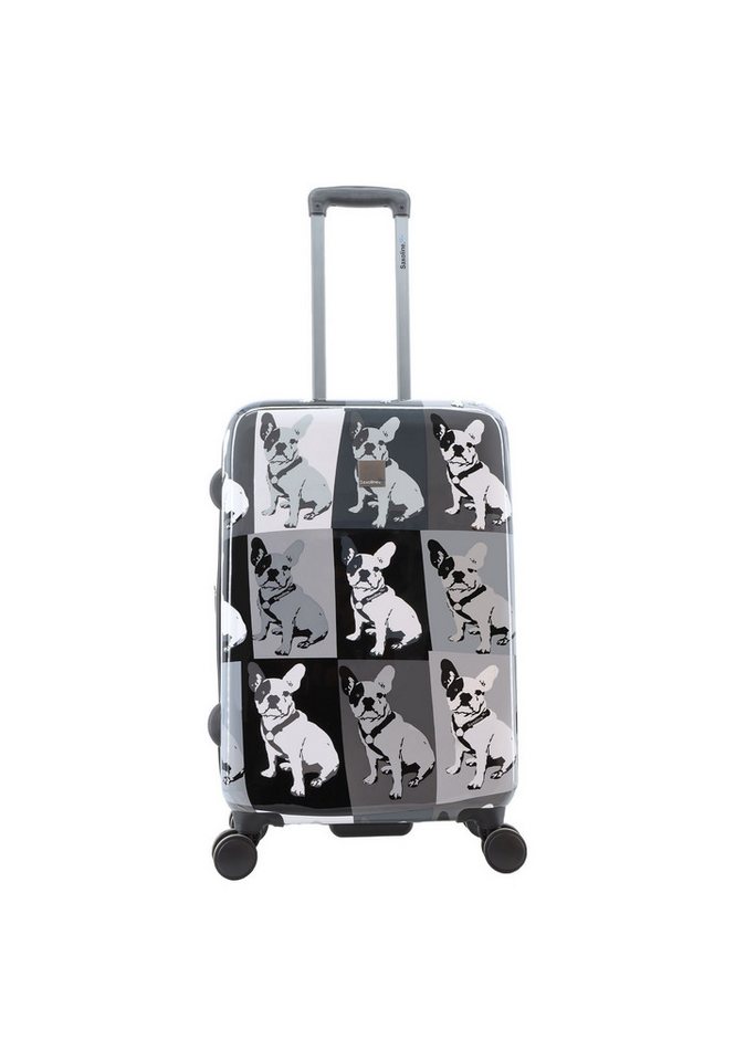 Saxoline® Koffer Bulldog Monochrome, aus ABS-Materialien von Saxoline®