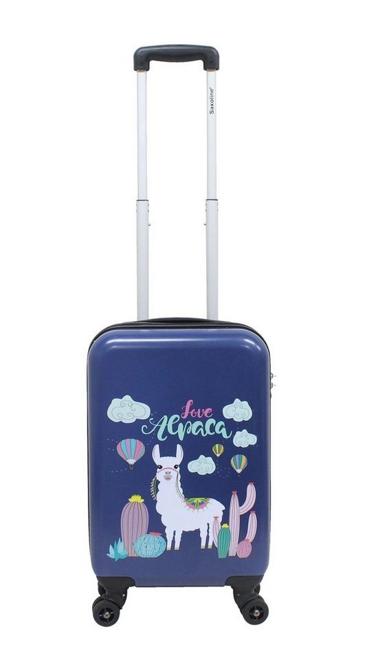 Saxoline® Koffer Spinner mit TSA-Zahlenschloss Gr. S 55 cm Lama, 4 Rollen, TSA-Zahlenschloss von Saxoline®