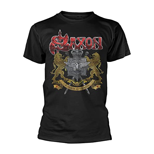 Saxon 40 Years T-Shirt schwarz XL von Saxon