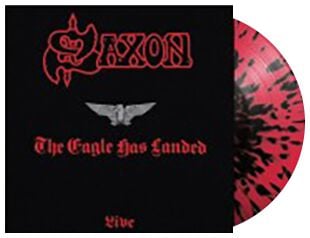 Saxon The Eagle Has Landed LP splattered von Saxon