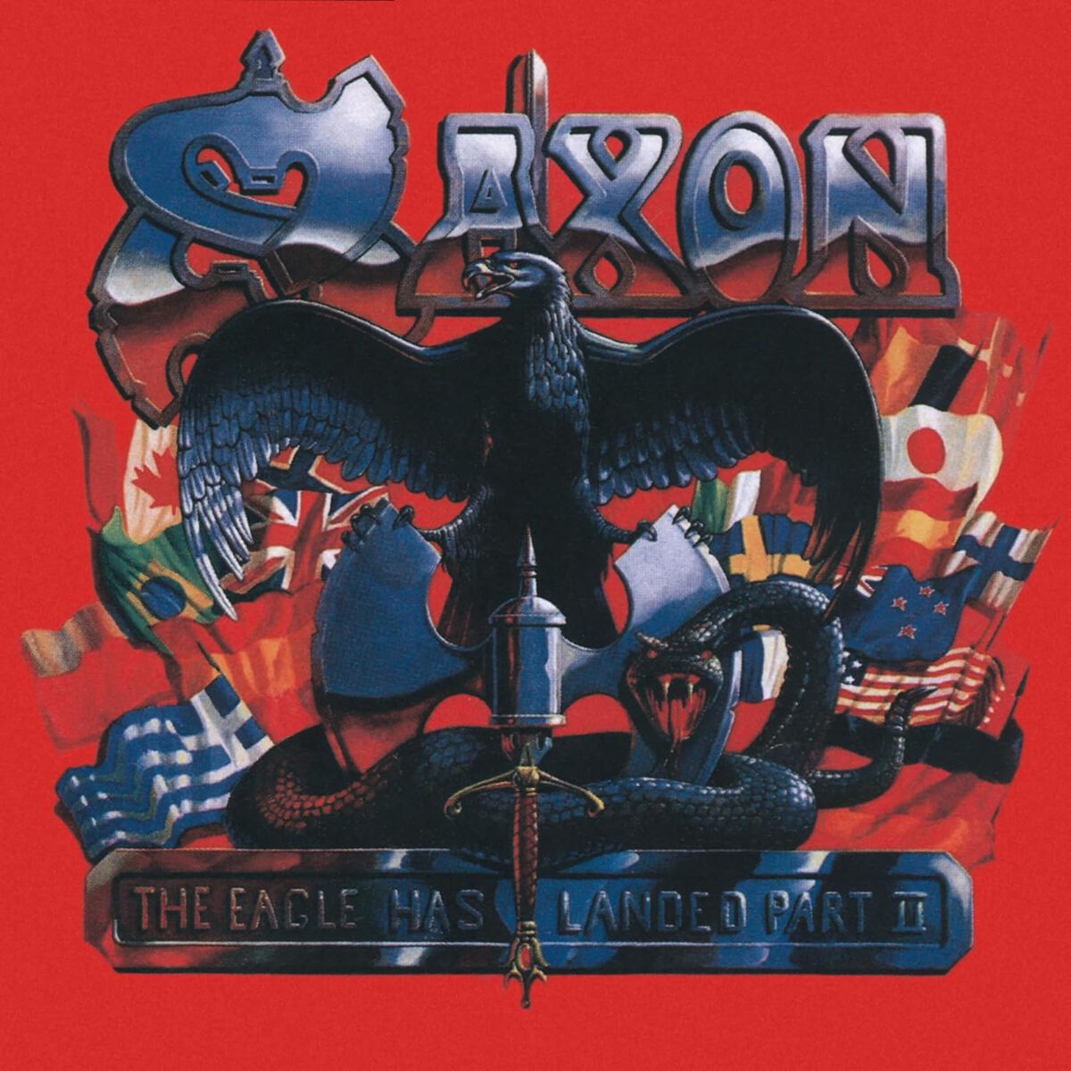 Saxon The eagle has landed Pt.II (Live in Germany, Dez.95) CD multicolor von Saxon