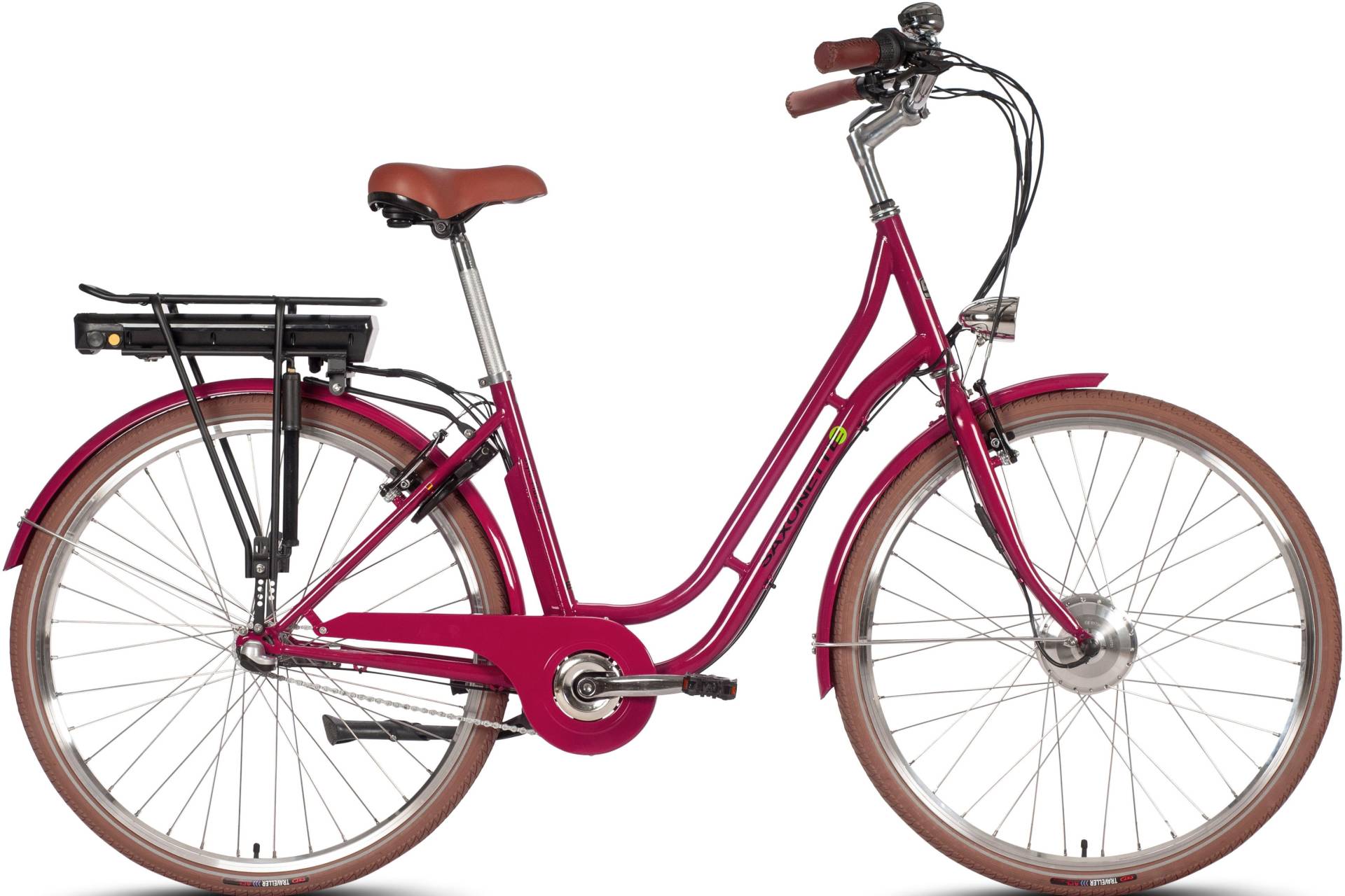 SAXONETTE "Saxonette Style Plus 2.0" 3 Gang Nabenschaltung Frontmotor 250 W mit Akku-Ladegerät, Pedelec, Elektrofahrrad für Damen u. Herren von Saxonette