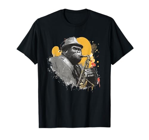 Lustiges Saxophon Gorilla Kostüm für Jungen und Mädchen T-Shirt Lustiges Saxophon Gorilla Kostüm für Jungen und Mädchen T-Shirt von Saxophone Gorilla Outfit