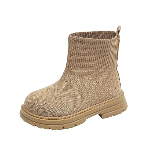 Knöchelhohe Strickstiefel für Mädchen 1–6 Jahre – Dehnbare Warme Winterschuhe Klassisch Einfarbig Leicht Atmungsaktiv Outdoor-Wanderschuhe Knöchelhohe Strickstiefel für Mädchen 1–6 Jahre – Dehnbare Warme Winterschuhe Klassisch Einfarbig Leicht Atmungsaktiv Outdoor-Wanderschuhe von Saxrel