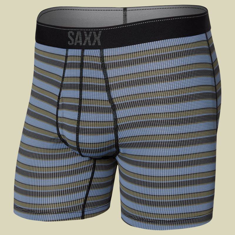 Quest Quick Dry Mesh Boxer Brief Fly mehrfarbig S - solar stripe-twilight von Saxx