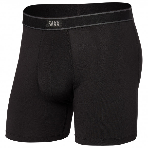 Saxx - Daytripper Boxer Brief Fly - Kunstfaserunterwäsche Gr M schwarz von Saxx