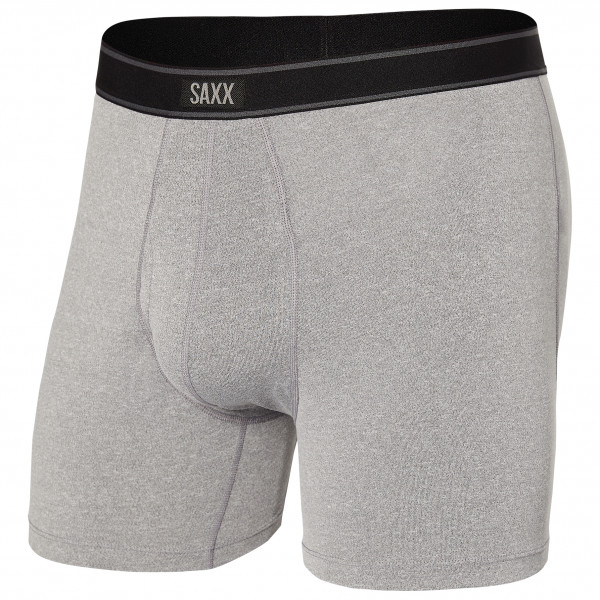 Saxx - Daytripper Boxer Brief Fly - Kunstfaserunterwäsche Gr S grau von Saxx