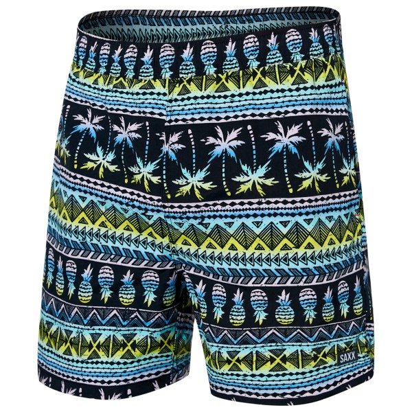 Saxx - Go Coastal 2N1 Volley Short 5'' - Badehose Gr M bunt von Saxx