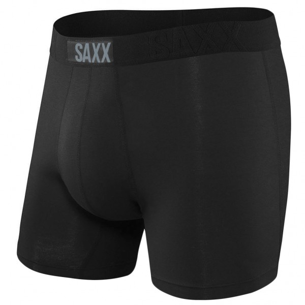 Saxx - Vibe Boxer Brief - Kunstfaserunterwäsche Gr S schwarz von Saxx