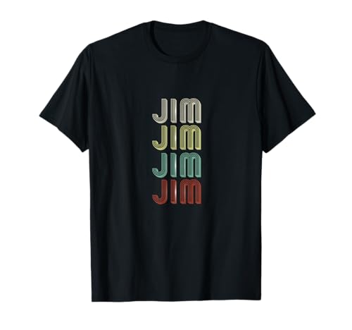 The Name is Jim In Funny Retro Vintage Disco Herren T-Shirt The Name is Jim In Funny Retro Vintage Disco Herren T-Shirt von Say My Name XO T Shirts