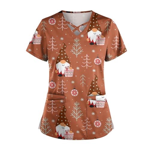 Kasacks Damen, Altenpflege Hose Weiss Damen Weisses Hose Damen Medizin Kasacks Damen Pflege Große Größen Weihnachtsdeko Lustig Weiße Hose Damen Weisse Hosen Damen Pflege Kleidung Damen（1-Camel,M) von Saymany