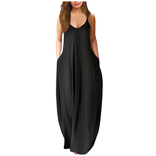 Kleid Damen Elegant Tshirt Kleid Damen Hawaii Kleid Damen Sommerkleid Damen Lang Boho Kleid Damen Damen Sommerkleid Elegant Sommer Kleidung Für Damen Sexy Kleid Damen Kurzes Schwarzes Kleid von Saymany