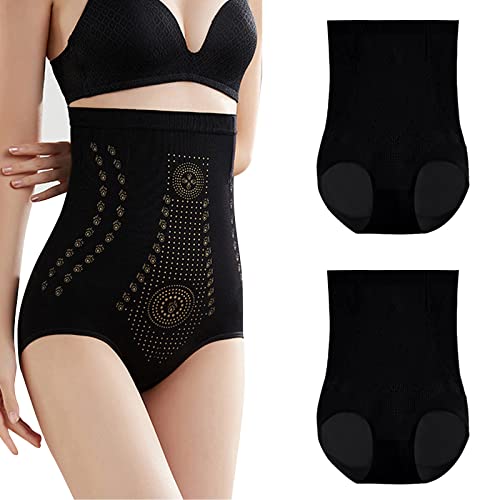 Saymany 2 Stücke Fiber Restoration Shaper, Damen Butt Lifter Unterhose, Hip Enhancer Shapewear,Elastisch Body Shaper, Bauchkontrolle Bauchweg Unterhose Hohe Taille Shapewear Body Shaper for Women von Saymany