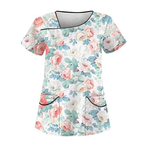 Saymany Kasack Damen Pflege - Krankenpflegeuniform Set Modern, Tunika Elegant, Krankenschwester Kleidung Berufskleidung (4-Mint Green, 3XL) Saymany Kasack Damen Pflege - Krankenpflegeuniform Set Modern, Tunika Elegant, Krankenschwester Kleidung Berufskleidung (4-Mint Green, 3XL) von Saymany