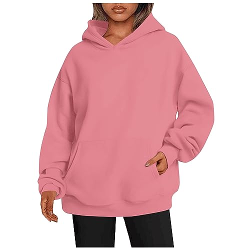 Saymany Y2k Zip Up Hoodie Sport Damen Pullover Halloween Kostüm Zipper Für Reißverschluss Langarmshirt Mädchen Hoodies Für Damen Pullover Für Damen Kapuzenpullover Für Damen Hoodie Damen(1-Pink,XXL) von Saymany