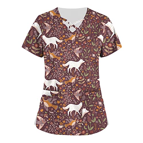 T-Shirts Für Damen Pflegebekleidung Berufskleidung Krankenpfleger Uniformen Kasacks Damen Pflege Kasack Damen Pflege Günstig Schlupfkasack Mit Taschen Schlupfkasack Damen Kasack Kasacks Damen von Saymany