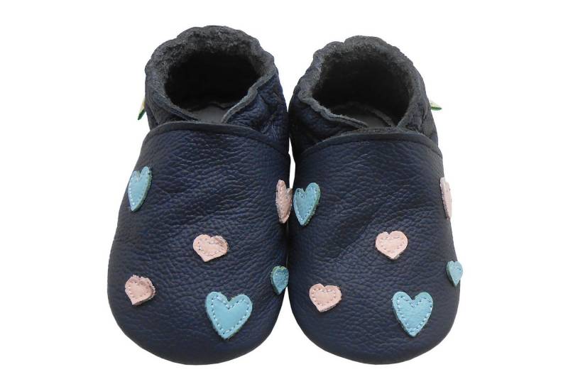 Sayoyo Krabbelschuhe baby Lauflernschuhe Hausschuhe Lederpuschen Weiche Leder Krabbelschuh von Sayoyo