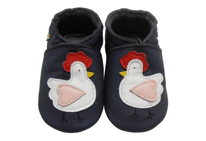 Sayoyo Lederpuschen baby Lauflernschuhe Hausschuhe Weiche 100% Leder Küken Krabbelschuh von Sayoyo