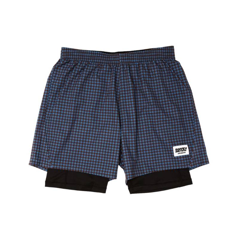 Houndstooth Pace 2 in 1 Shorts 5'' S von Saysky