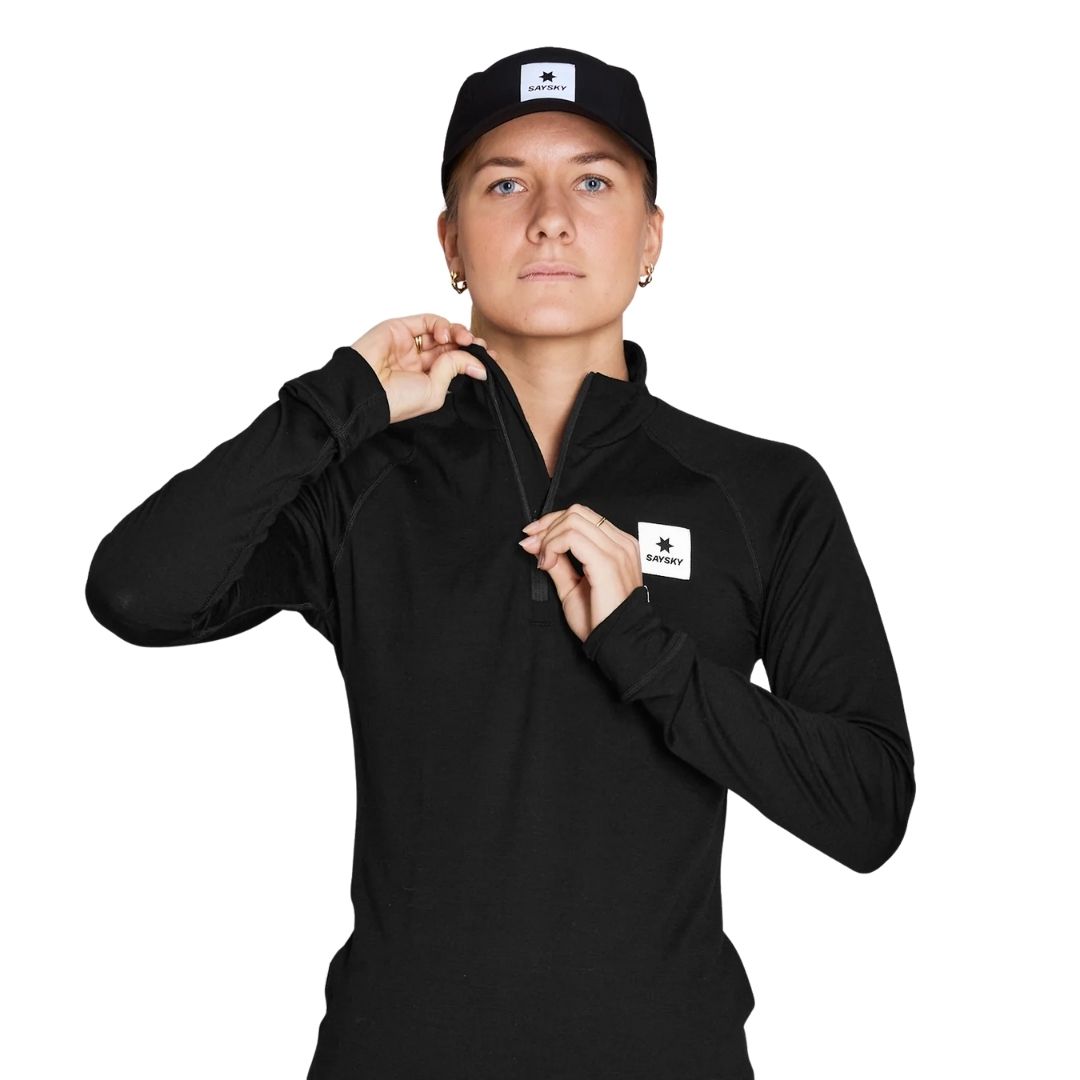 Merino 165 Base 1/2 Zip Long Sleeve M von Saysky