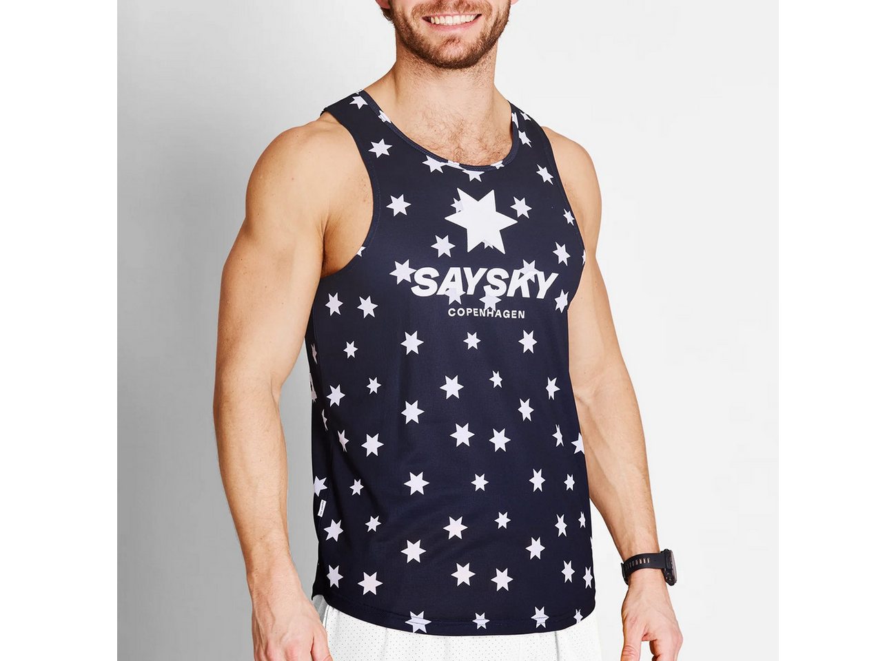 Saysky Laufhose Saysky Star Combat Singlet Blue White von Saysky