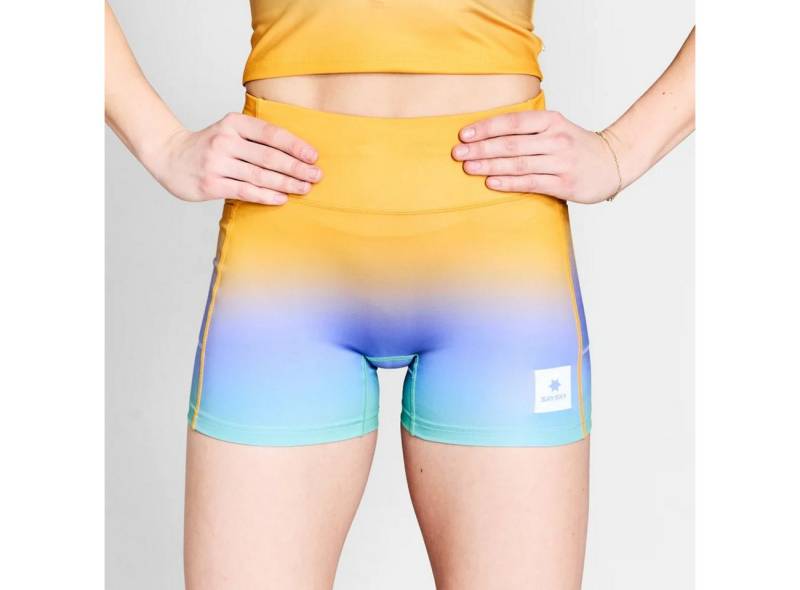 Saysky Laufhose Saysky W Drip Dye Combat+ Short Tights 4" Purple AOP von Saysky