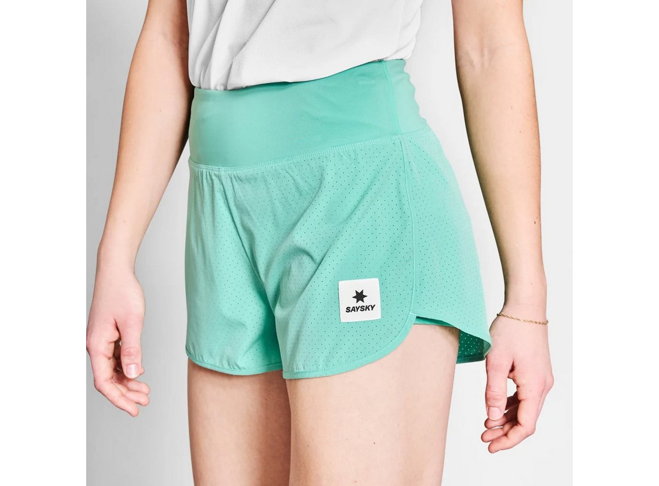 Saysky Laufhose Saysky W Pace Air Shorts 3" Green von Saysky