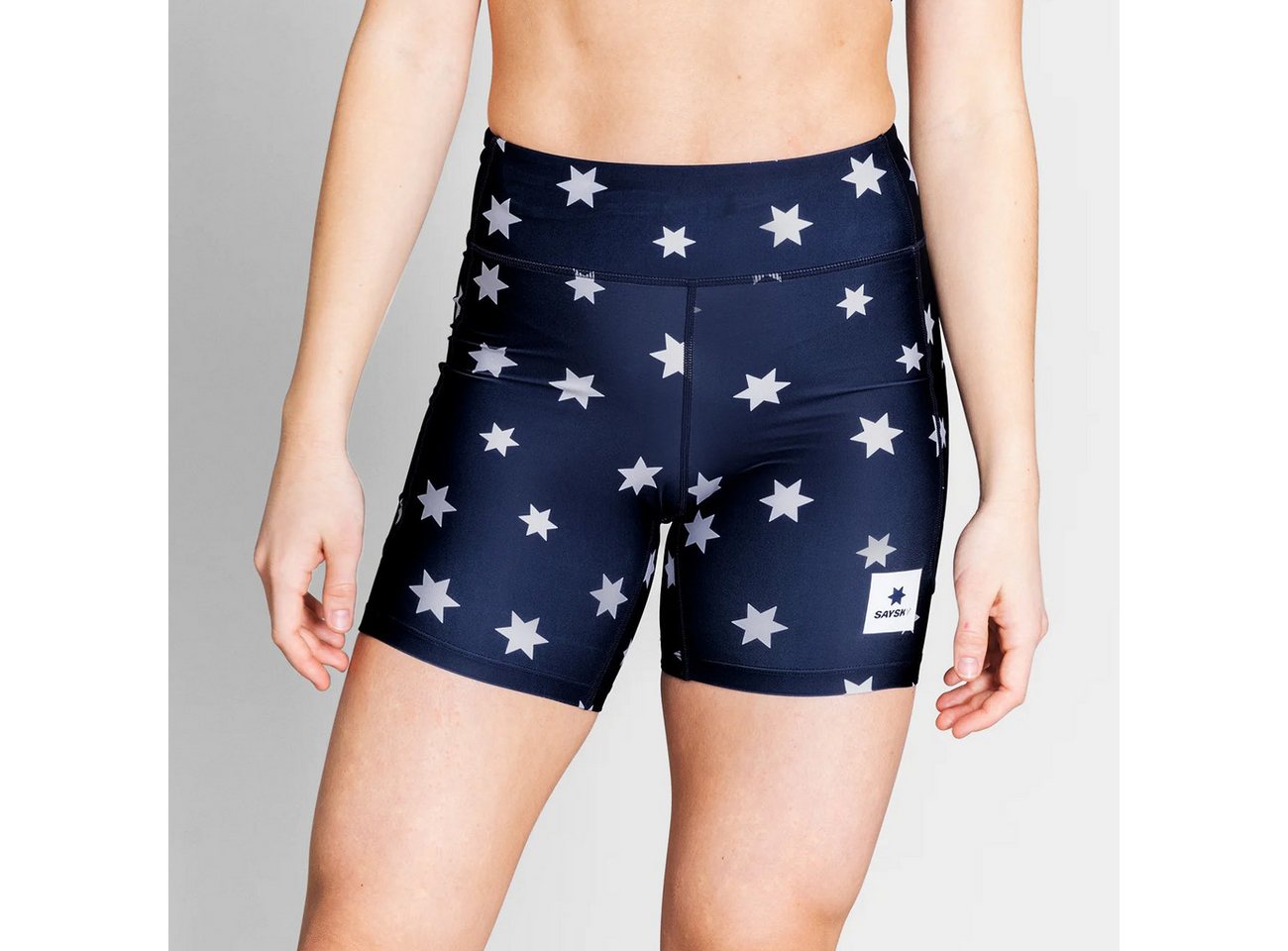 Saysky Laufhose Saysky W Star Combat+ Short Tights 7" Blue White von Saysky