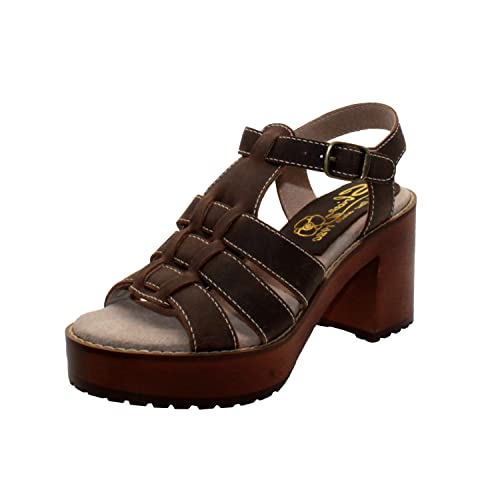 Sbicca Damen Gladiator-Sandalen mit Absatz, Schokolade, 38.5 EU Sbicca Damen Gladiator-Sandalen mit Absatz, Schokolade, 38.5 EU von Sbicca