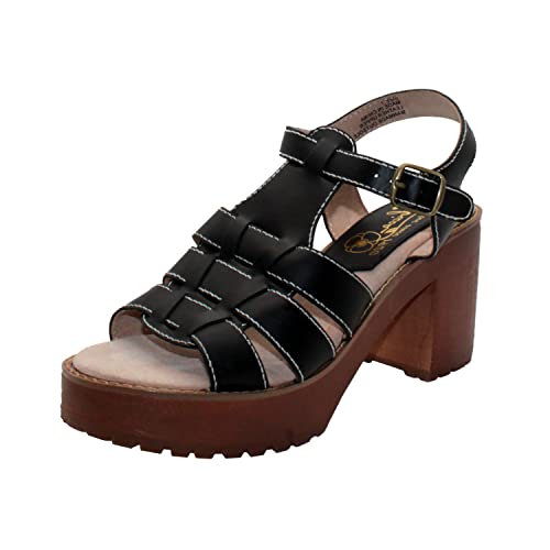Sbicca Damen Gladiator-Sandalen mit Absatz, Schwarz, 38.5 EU Sbicca Damen Gladiator-Sandalen mit Absatz, Schwarz, 38.5 EU von Sbicca