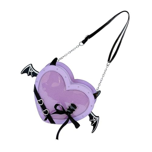 Itabag Umhängetasche in Herzform im japanischen Stil, süße Schleifen, Crossbody-Tasche, modisch, Dating, schöne Kuriere, süße Schleifen, Schultertasche, schöne Dating Teenager, japanische von Sbshiouu