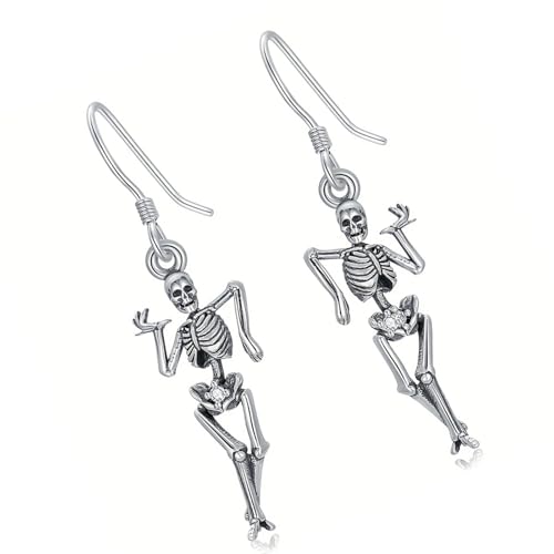 Kreative Bewegende Skelettohrringe Robust von Sbshiouu