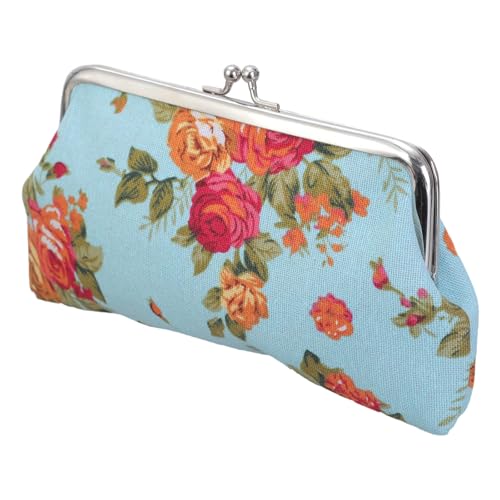 Münzgeldbörse mit Blumenmuster, Handytasche, Geldbörse, Handtaschen, Kleingeldbeutel, Clutches Schnallen, Vintage-Stil, Kusshalter, Geschenke, Blumenmuster, Münzgeldbörse für Frauen, grün, Mass Beauty Münzgeldbörse mit Blumenmuster, Handytasche, Geldbörse, Handtaschen, Kleingeldbeutel, Clutches Schnallen, Vintage-Stil, Kusshalter, Geschenke, Blumenmuster, Münzgeldbörse für Frauen, grün, Mass Beauty von Sbshiouu